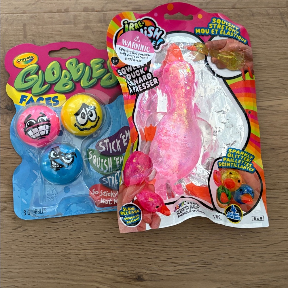 Viral trending squishy! 3 pack Globbles & JARU sold out viral Sugarduck squishy